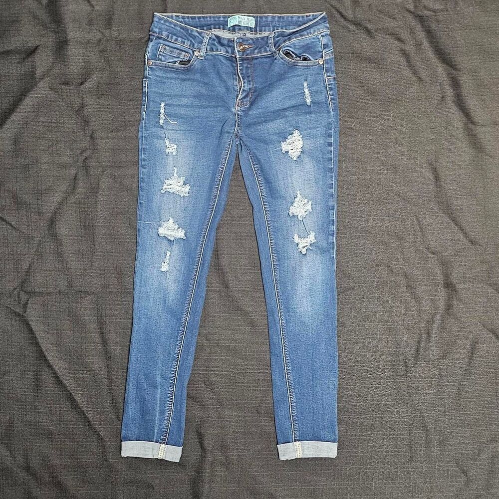 Wax-jean Women's Blue and Navy Jeans